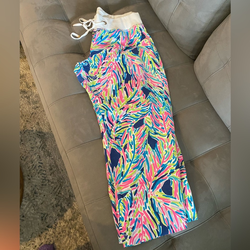 EUC XL Lilly Pulitzer beach pants (see description)